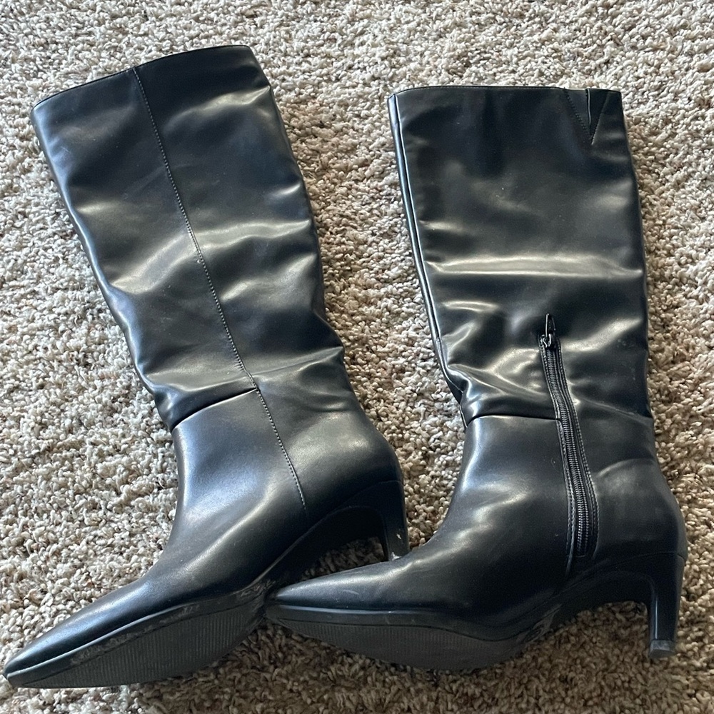 Black Leather Boots